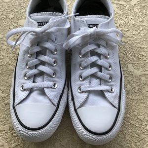 White padded converse